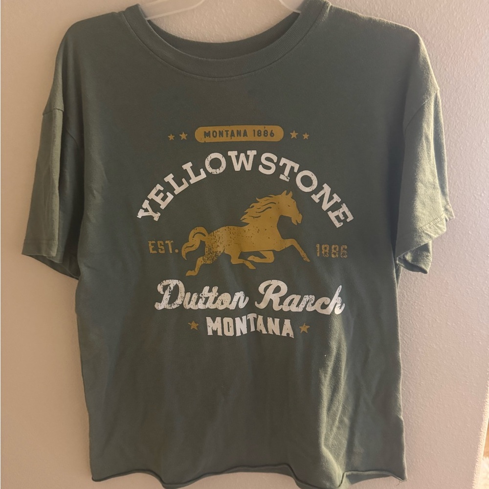 Green Yellowstone Dutton Ranch T-Shirt
